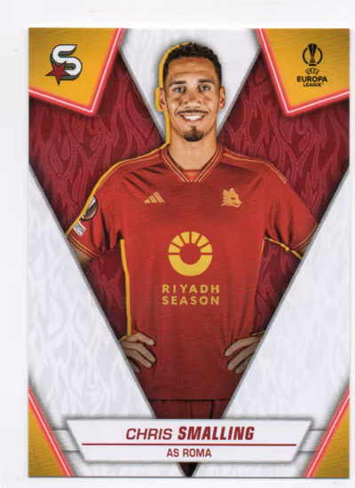 2023-24 Topps Superstars #17 Chris Smalling (10-T6-ASROMA)