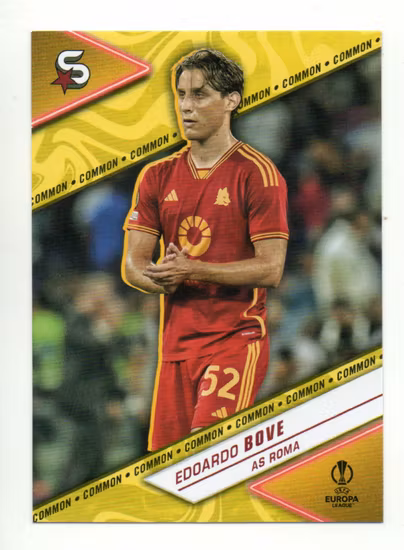 2023-24 Topps Superstars #19 Edoardo Bove (10-T6-ASROMA)