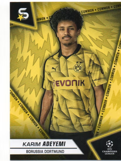 2023-24 Topps Superstars #32 Karim Adeyemi (10-T6-DORTMUND)