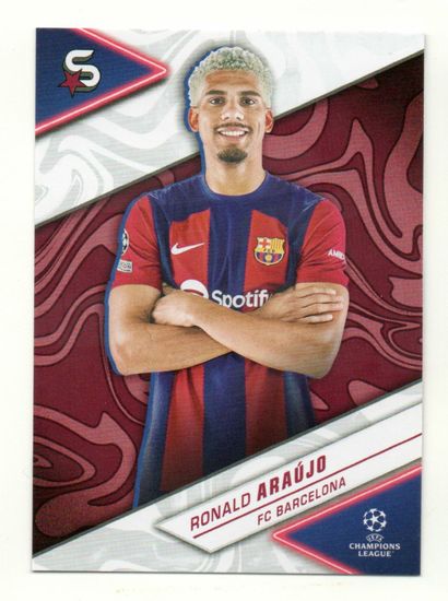 2023-24 Topps Superstars #51 Ronald Araujo (10-T6-BARCELONA) (2)