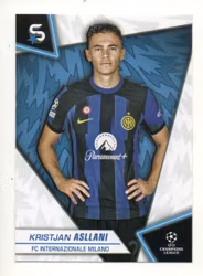 2023-24 Topps Superstars #65 Kristjan Asllani (10-T6-INTERNAZIONALE)