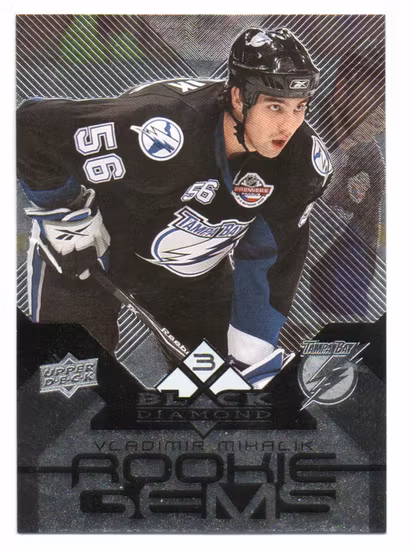 2008-09 Black Diamond #165 Vladimir Mihalik RC (12-V10-LIGHTNING)