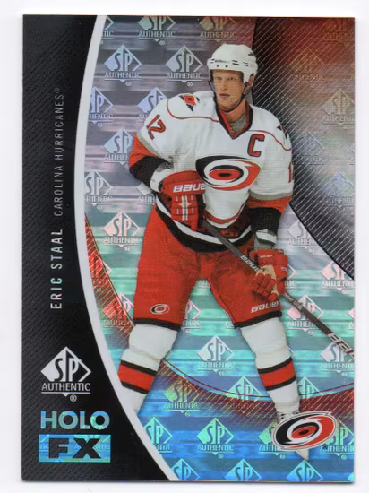 2010-11 SP Authentic Holoview FX #FX18 Eric Staal (15-V15-HURRICANES)