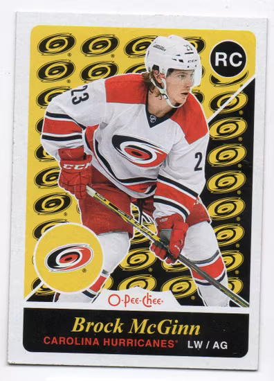 2015-16 O-Pee-Chee Update Retro #U25 Brock McGinn (12-V15-HURRICANES)