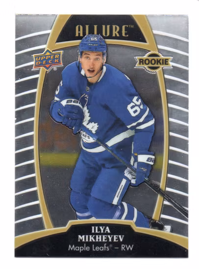 2019-20 Upper Deck Allure #64 Ilya Mikheyev RC (10-V15-MAPLELEAFS)