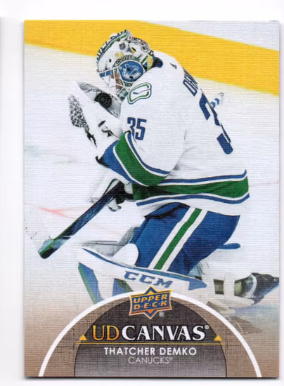 2021-22 Upper Deck Canvas #C198 Thatcher Demko (10-V11-CANUCKS)