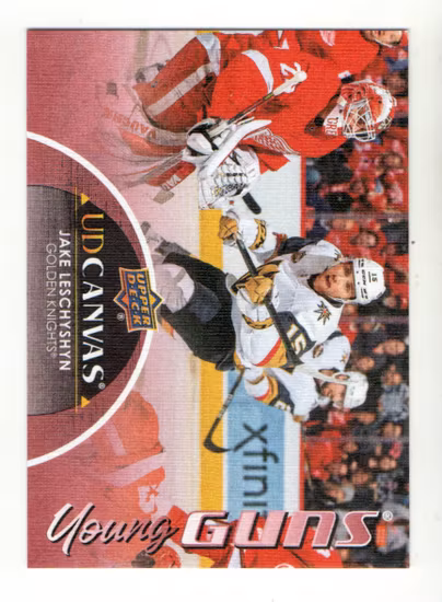2021-22 Upper Deck Canvas #C218 Jake Leschyshyn (50-V11-GOLDENKNIGHTS)