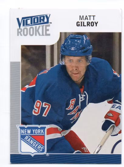 2009-10 Upper Deck Victory #319 Matt Gilroy RC (10-V7-RANGERS)