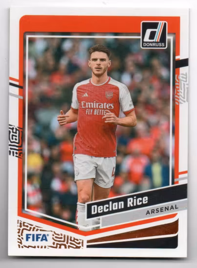 2023-24 Donruss #70 Declan Rice (5-W1-ARSENAL)