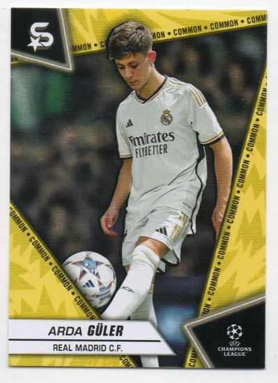 2023-24 Topps Superstars #140 Arda Guler (50-W3-REALMADRID)