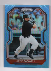 2021 Panini Prizm Prizms Carolina Blue #40 Jeff Bagwell (15-W14-MLBASTROS)