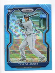 2021 Panini Prizm Prizms Carolina Blue #184 Taylor Jones (15-W14-MLBASTROS)