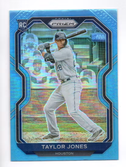 2021 Panini Prizm Prizms Carolina Blue #184 Taylor Jones (15-W14-MLBASTROS)