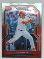 2021 Panini Prizm Prizms Cosmic Haze #57 Luis V. Garcia (20-W14-MLBNATIONALS)