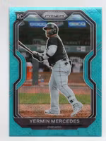 2021 Panini Prizm Prizms Teal Wave #98 Yermin Mercedes (15-W14-MLBWHITESOX)
