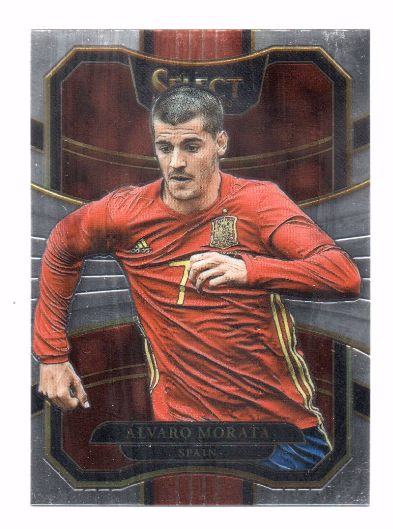 2017-18 Select #74 Alvaro Morata (10-X6-SOCCERSPAIN)