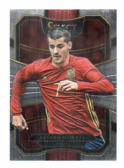 2017-18 Select #74 Alvaro Morata (10-X6-SOCCERSPAIN)