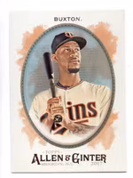 2017 Topps Allen and Ginter Hot Box Foil #33 Byron Buxton (12-X14-MLBTWINS)