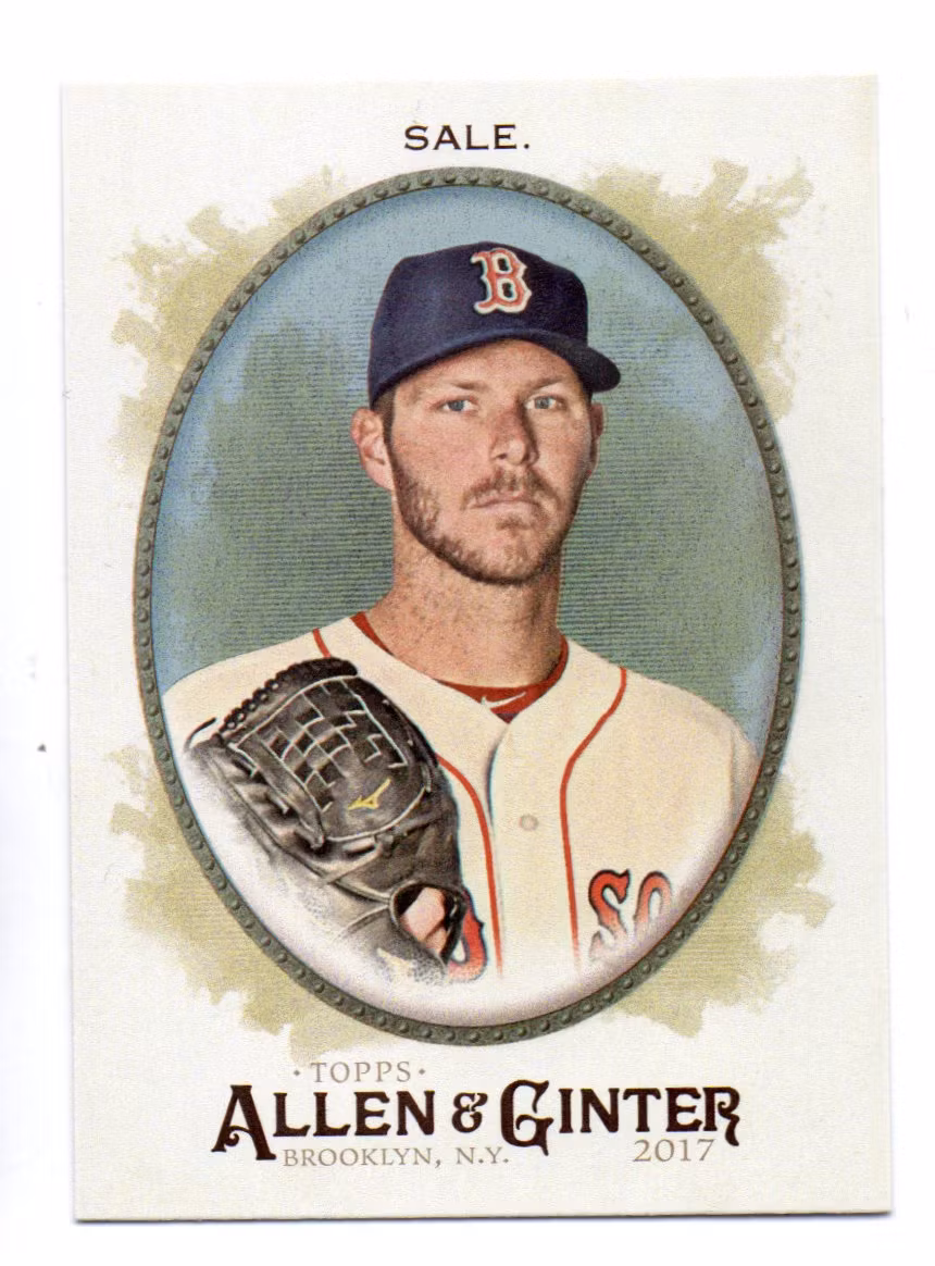 2017 Topps Allen and Ginter Hot Box Foil #41 Chris Sale (12-X14-MLBREDSOX)