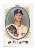 2017 Topps Allen and Ginter Hot Box Foil #41 Chris Sale (12-X14-MLBREDSOX)