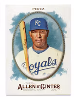 2017 Topps Allen and Ginter Hot Box Foil #147 Salvador Perez (12-X14-MLBROYALS)