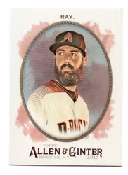2017 Topps Allen and Ginter Hot Box Foil #168 Robbie Ray (12-X14-MLBDIAMONDBACKS)