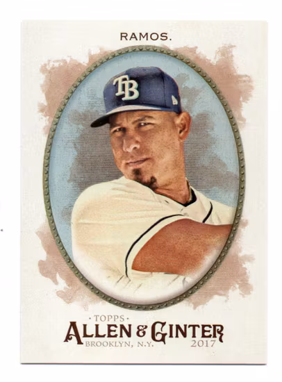 2017 Topps Allen and Ginter Hot Box Foil #248 Wilson Ramos (12-X12-MLBRAYS)