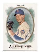 2017 Topps Allen and Ginter Hot Box Foil #251 Matt Harvey (12-X14-MLBMETS)
