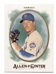 2017 Topps Allen and Ginter Hot Box Foil #251 Matt Harvey (12-X14-MLBMETS)