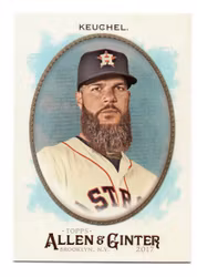 2017 Topps Allen and Ginter Hot Box Foil #333 Dallas Keuchel (12-X12-MLBASTROS)