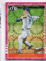 2019 Donruss Highlights Pink Firework #12 Walker Buehler (20-X10-MLBDODGERS)