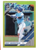 2019 Donruss Optic Lime Green #111 Whit Merrifield (20-X12-MLBROYALS)