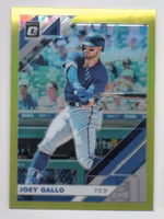 2019 Donruss Optic Lime Green #112 Joey Gallo (20-X12-MLBRANGERS)