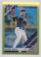 2019 Donruss Optic Lime Green #181 Blake Snell (15-X12-MLBRAYS)