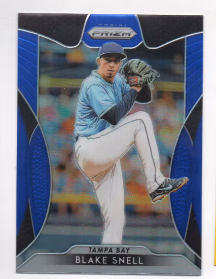 2019 Panini Prizm Prizms Blue #171 Blake Snell (12-X12-MLBRAYS)