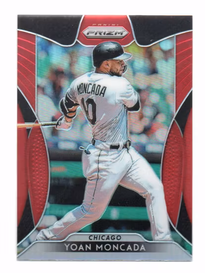 2019 Panini Prizm Prizms Red #56 Yoan Moncada (15-X12-MLBWHITESOX)
