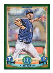2019 Topps Gypsy Queen Green #50 Mike Minor (12-X12-MLBRANGERS)