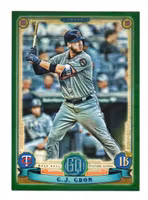 2019 Topps Gypsy Queen Green #86 C.J. Cron (12-X12-MLBTWINS)