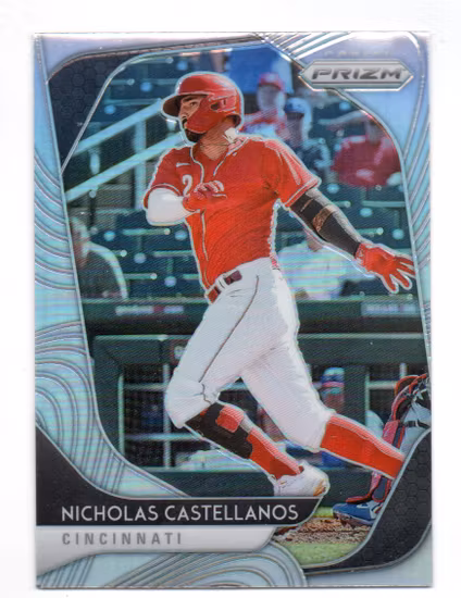 2020 Panini Prizm Prizms Silver #205 Nicholas Castellanos (12-X12-MLBREDS)