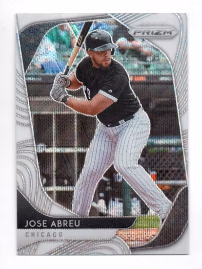 2020 Panini Prizm Prizms White Wave #61 Jose Abreu (20-X12-MLBWHITESOX)