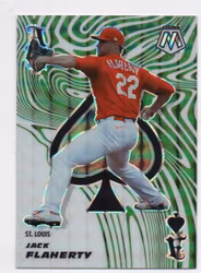 2021 Panini Mosaic Aces Mosaic Green #14 Jack Flaherty (20-X12-MLBCARDINALS)