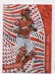 2021 Panini Revolution Fractal #89 Yadier Molina (15-X12-MLBCARDINALS)