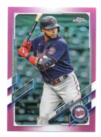 2021 Topps Chrome Pink Refractors #180 Nelson Cruz (20-X12-MLBTWINS)