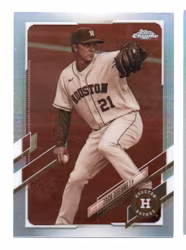 2021 Topps Chrome Sepia Refractors #154 Zack Greinke (20-X12-MLBASTROS)