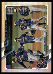 2021 Topps Rainbow Foil #59 Milwaukee Brewers TC (15-Y1-MLBBREWERS)