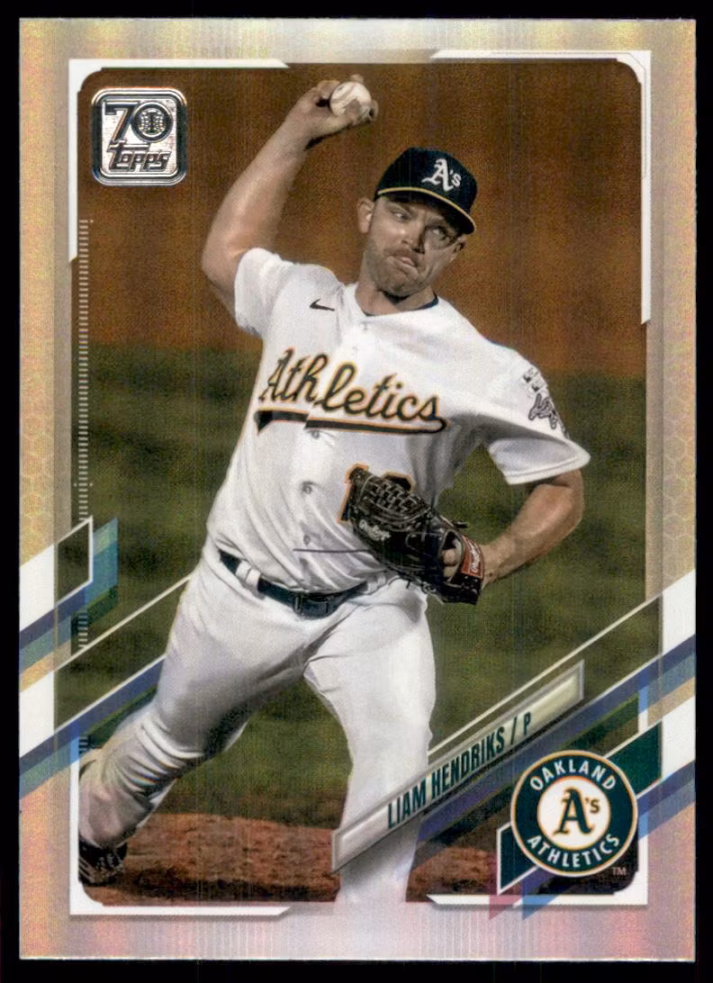 2021 Topps Rainbow Foil #80 Liam Hendriks (12-Y1-MLBATHLETICS)