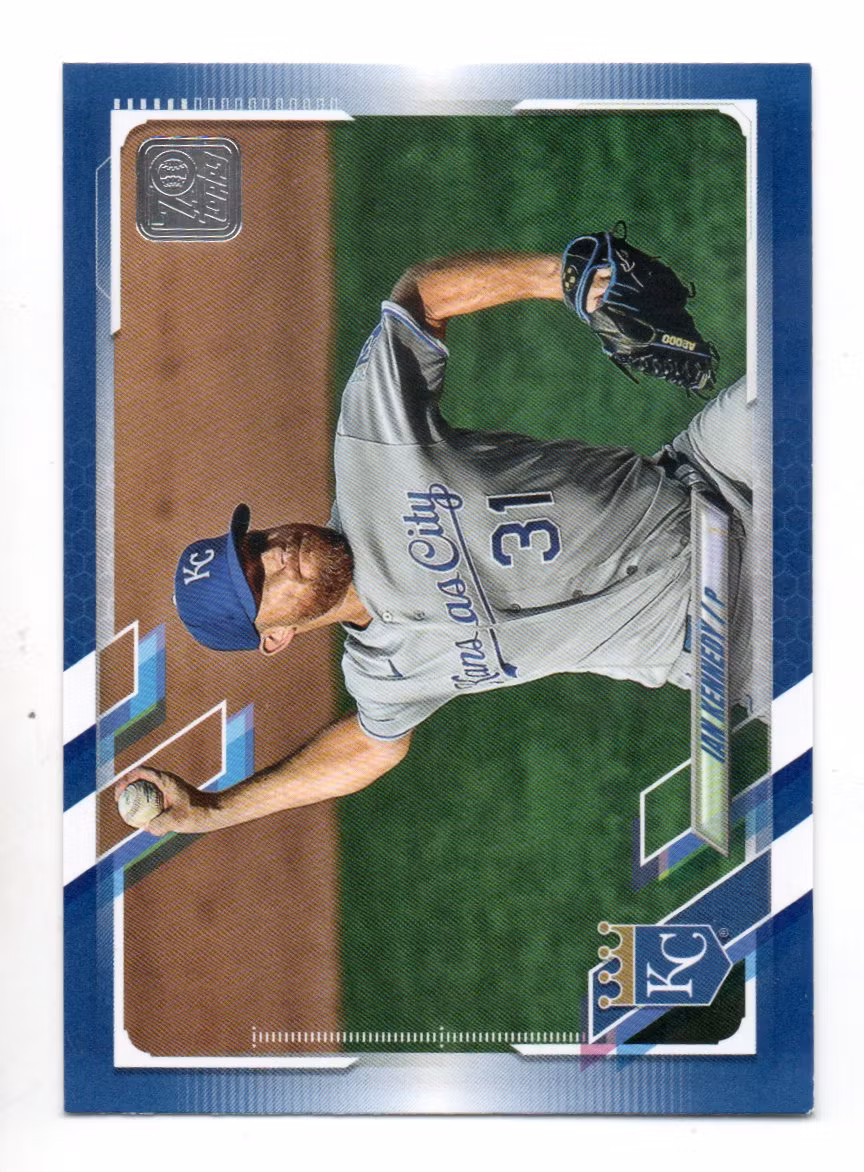 2021 Topps Walmart Royal Blue #236 Ian Kennedy (12-Y1-MLBROYALS)