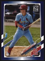2021 Topps Walmart Royal Blue #314 Tommy Edman (15-Y1-MLBCARDINALS)