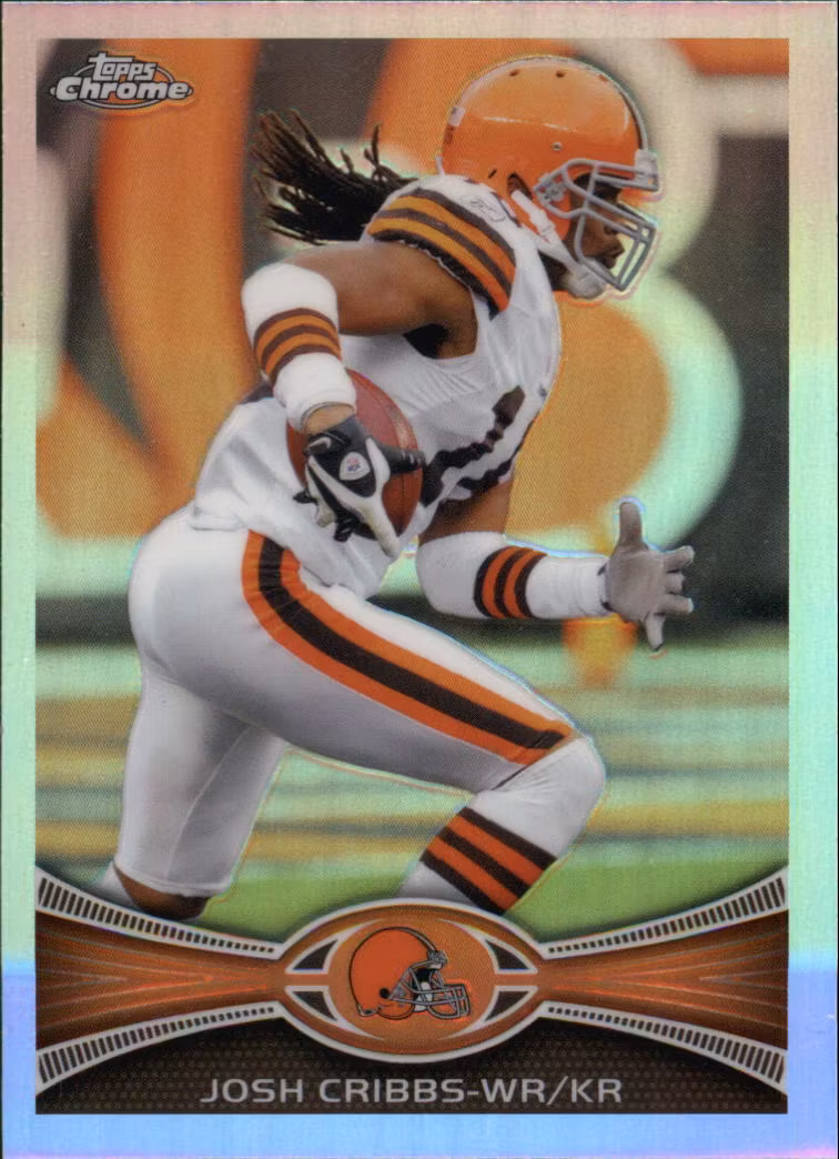 2012 Topps Chrome Refractors #66 Josh Cribbs (12-Y8-NFLBROWNS)