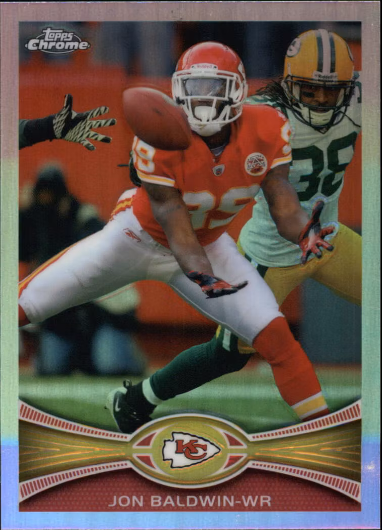 2012 Topps Chrome Refractors #110 Jon Baldwin (12-Y8-NFLCHIEFS)